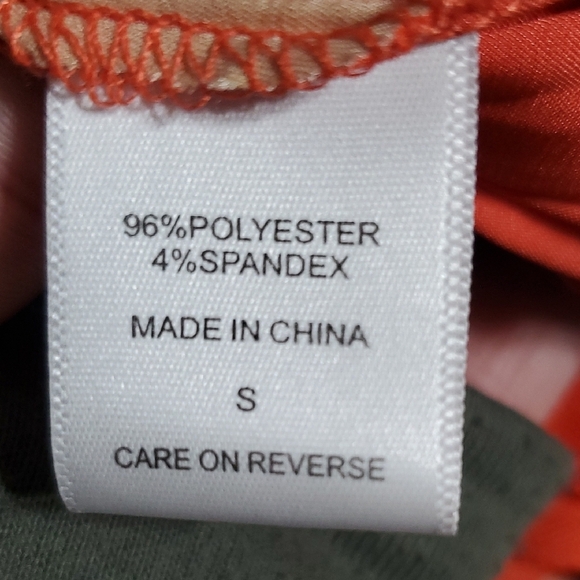 Vibrant Red and Blue Caped Jumpsuit with Abstract Print - Picture 7 of 8